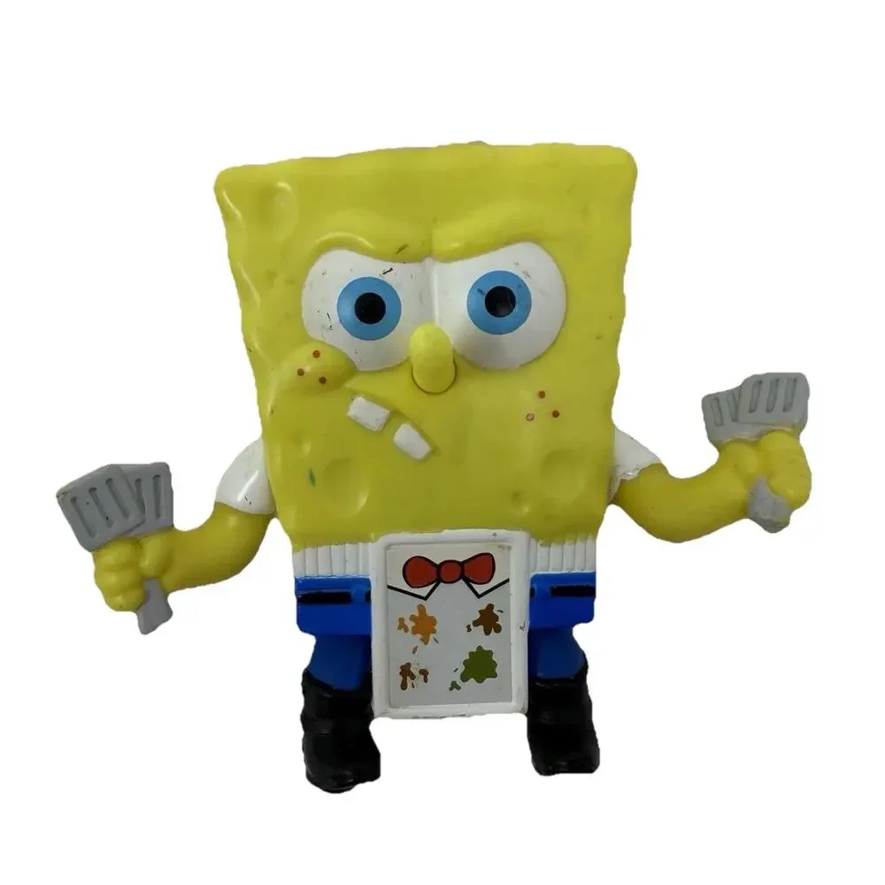 Lot of 3 SpongeBob SquarePants Burger King Viacom 2008 Lone Star Flipster Saddle